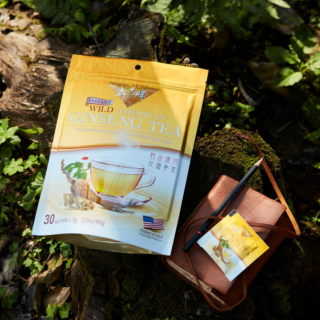 Prince of Peace Instant Wild American Ginseng Tea, 30 sachets