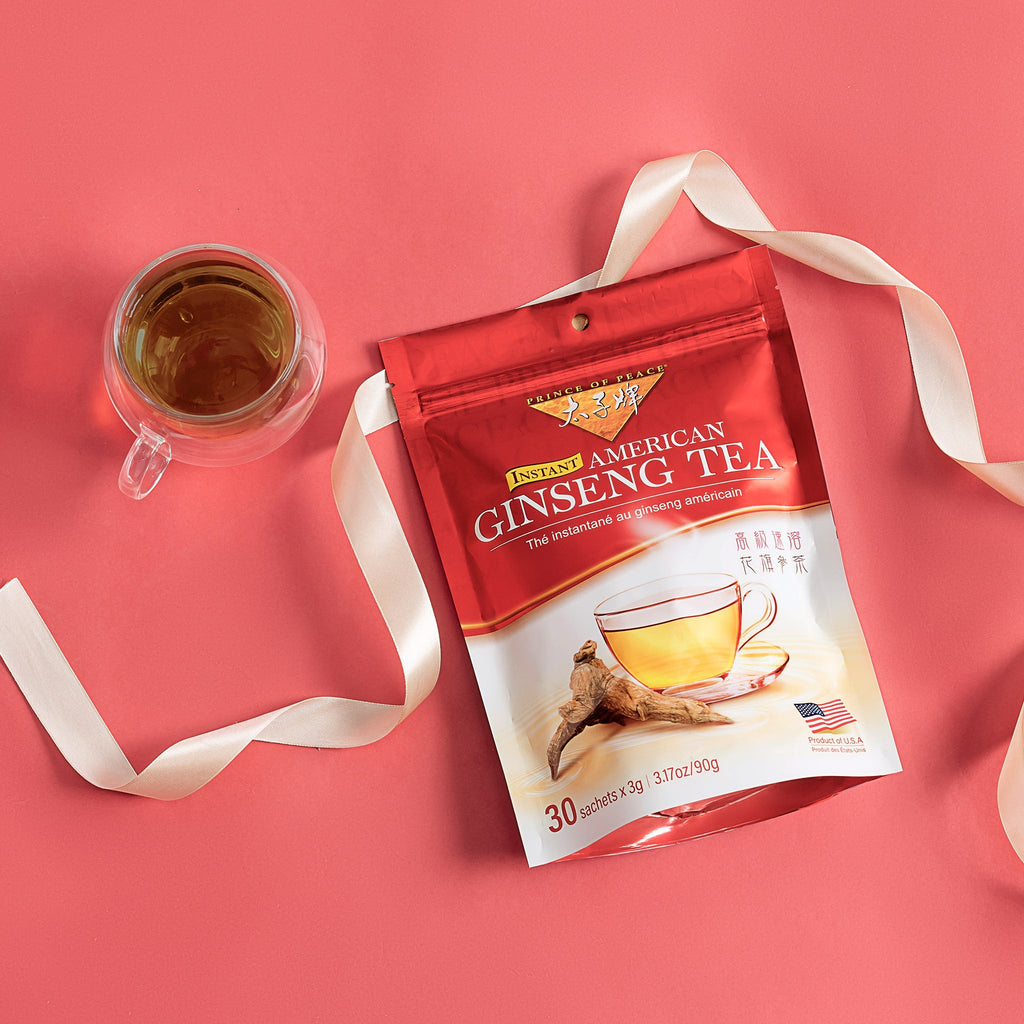 Prince of Peace American Ginseng Instant Tea, 30 sachets