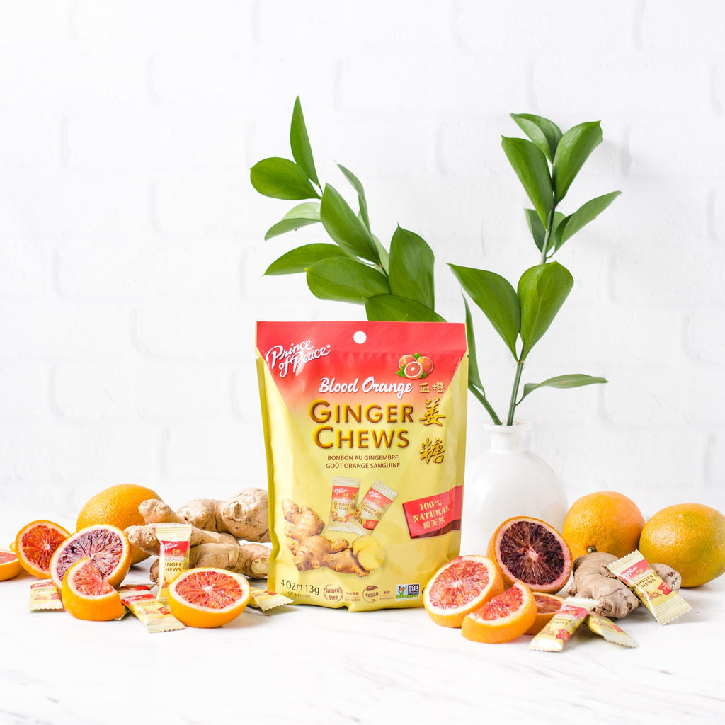 Prince of Peace Ginger Candy (Chews) With Blood Orange, 4oz