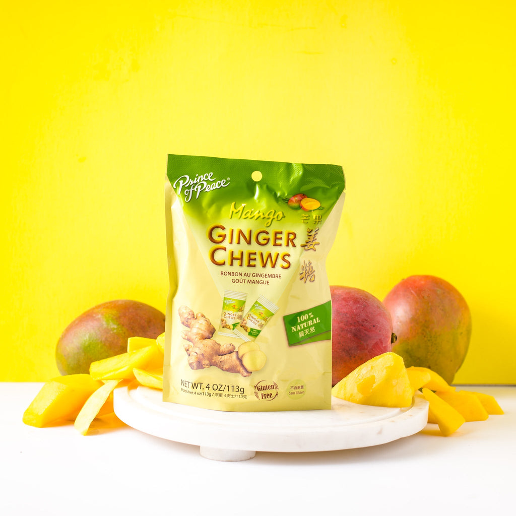 Prince of Peace Ginger Candy (Chews) With Mango, 4oz