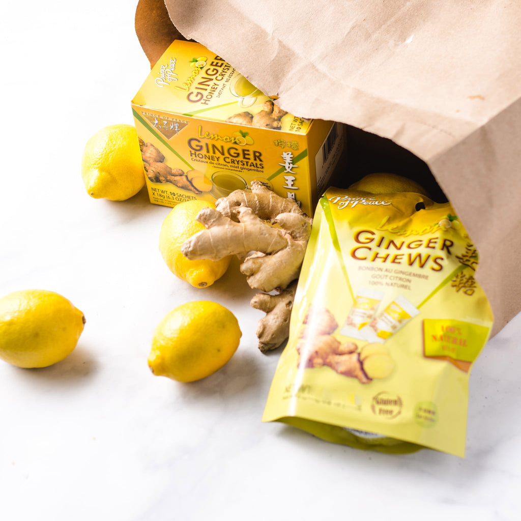 Prince of Peace Ginger Candy (Chews) With Lemon, 4oz