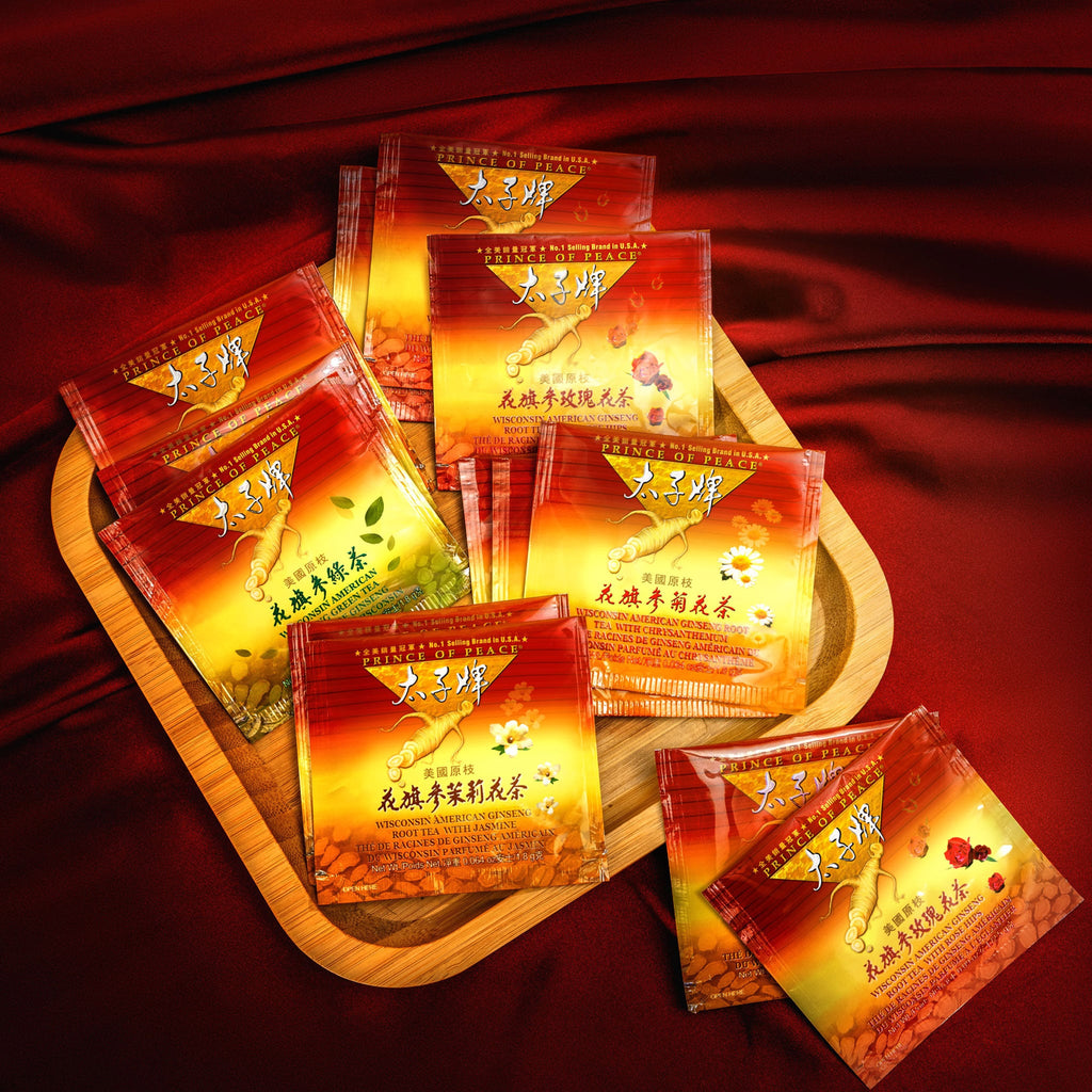 Wisconsin American Ginseng Assorted Root Tea, 28 tea bags